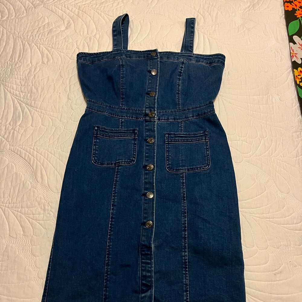 NYC Denim Women's Button Down Dress Size S